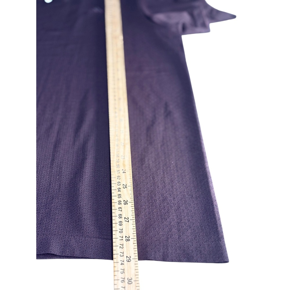 Adidas Go-To Primeknit Polo Shirt Performance Stretch Breathable Aurora Ruby M - Picture 9 of 9